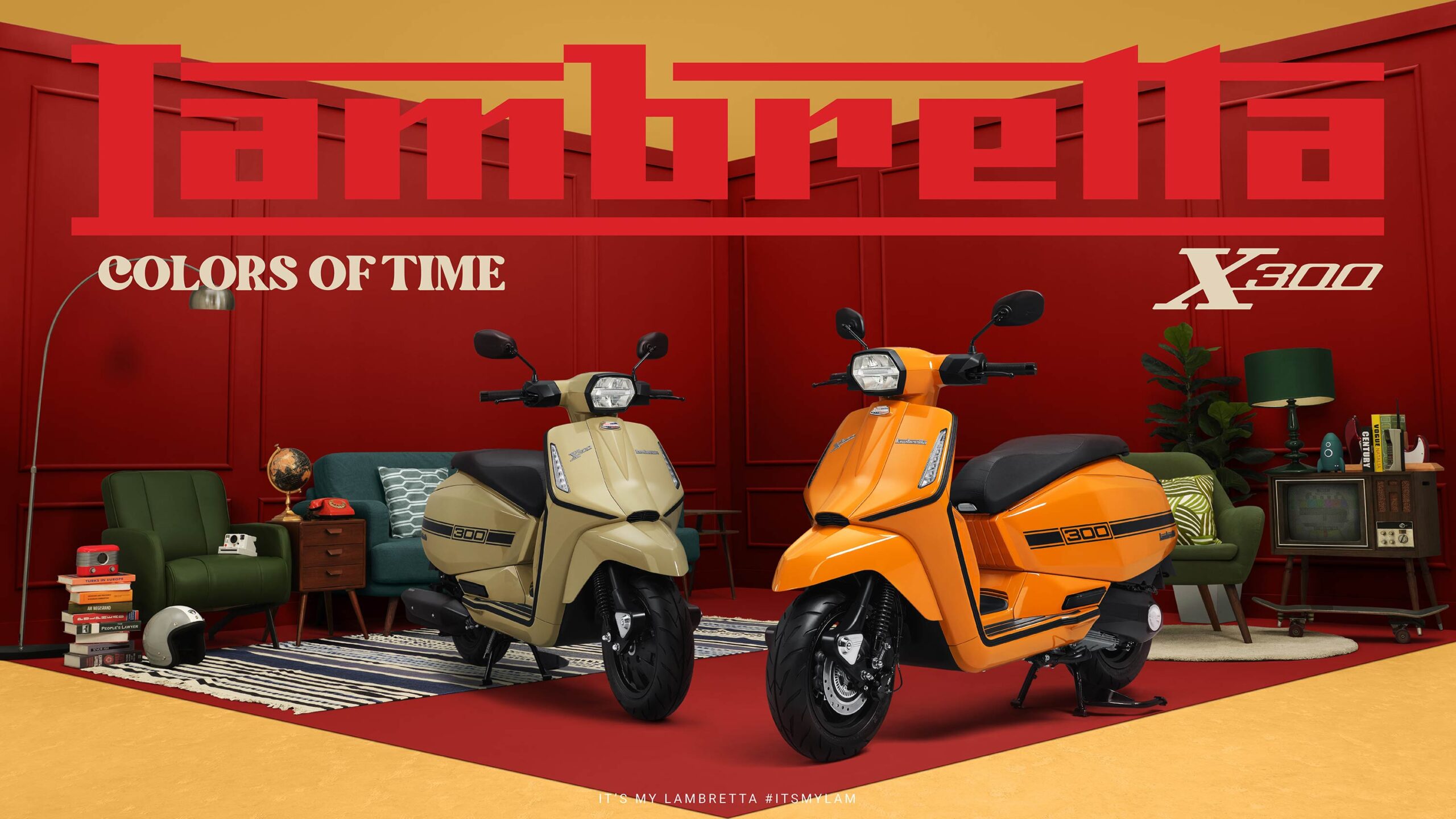 Lambretta X-series Colors of Time Track & Stree Corner