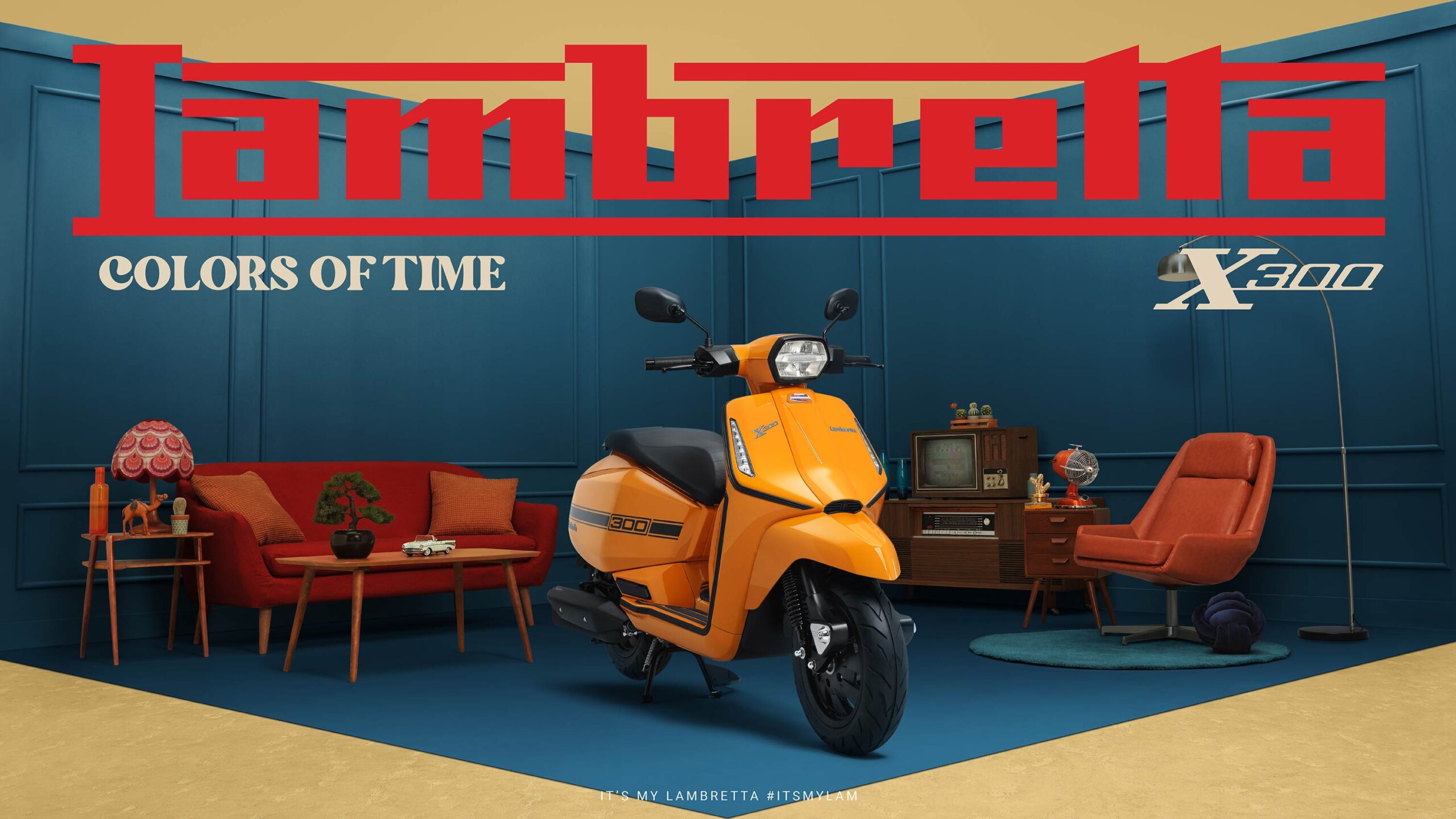 Lambretta X-series Colors of Time Track & Stree Corner