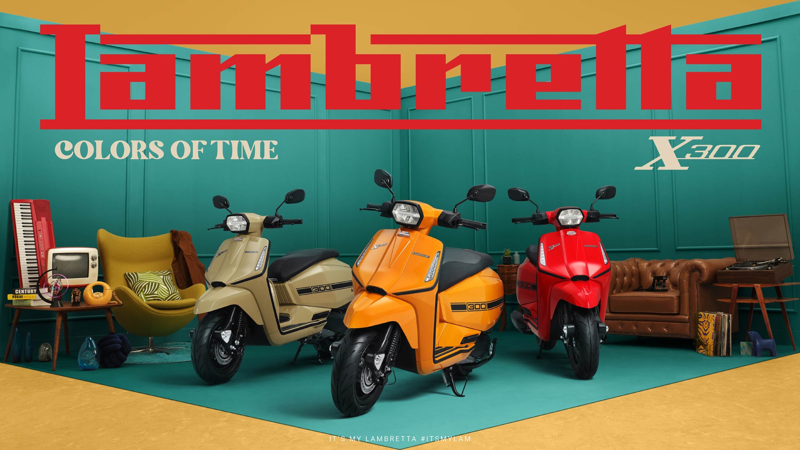 Lambretta X-series Colors of Time Track & Stree Corner